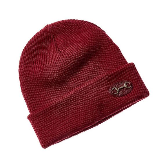 Gucci Accessories - Gucci Horsebit Wool Beanie, Red